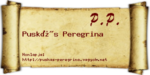 Puskás Peregrina névjegykártya